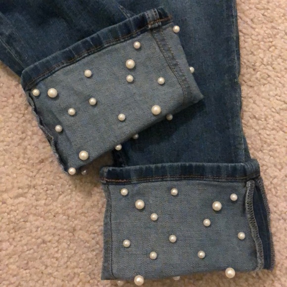 ZARA | Pearl Cuff Jeans - Picture 2 of 3
